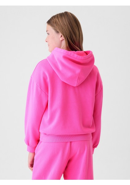 Kız Çocuk Pembe Gap Logo Sweatshirt