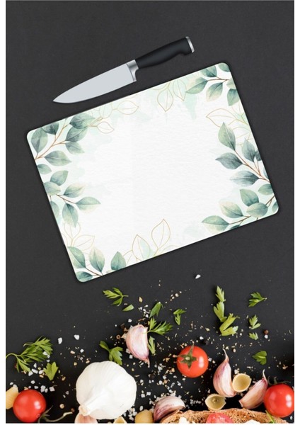 Mutfak Cam Kesme Tahtası 25 x 35 cm