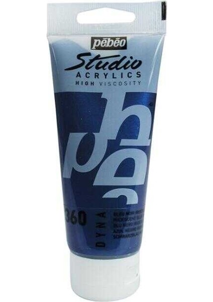 Akrilik Studıo 100 ml Iridescent Blue-Black