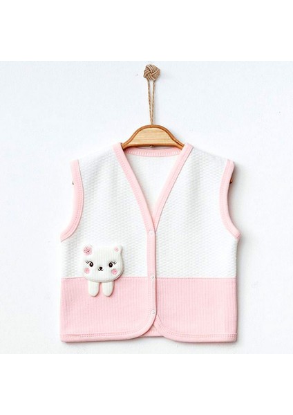 Ekebaby Gril Bear Lüx Kapitone Yelek 44124