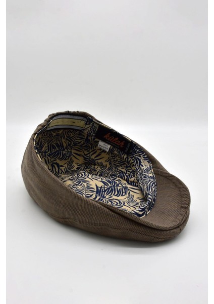 Erkek Dokulu London Kasket Bakır Flat Cap Şapka fırsatları