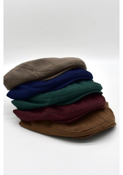 Erkek Dokulu London Kasket Bakır Flat Cap Şapka indirimleri