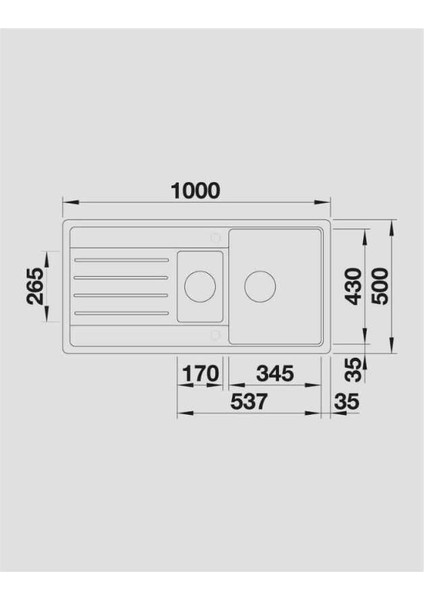 Legra 6 S Granit Eviye Soft Beyaz (527088) fiyatları
