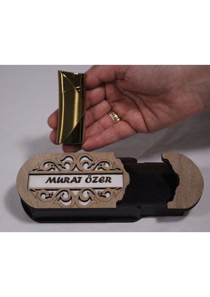 Çakmak Kişiye Özel Isim Yazılı ve Mdf Tasarım Kutulu No:72 fiyatları