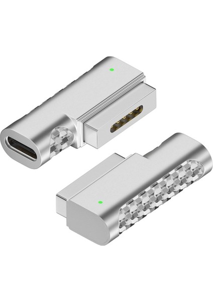 Type-C To Magsafe 2 85W A Kadar Destekli L Model Şarj Çevirici Adaptör