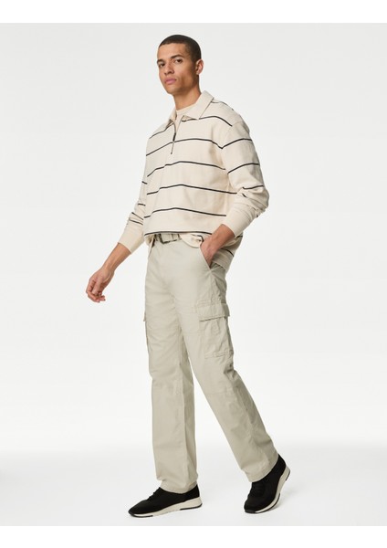 Marks & Spencer Loose Fit Kemerli Kargo Pantolon