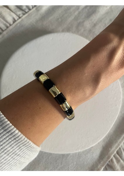 Siyah Gold Esnek Bileklik fiyatları