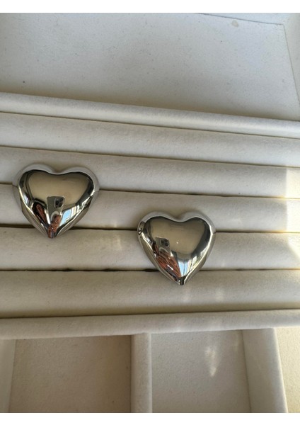 Love Tek Küpe Silver