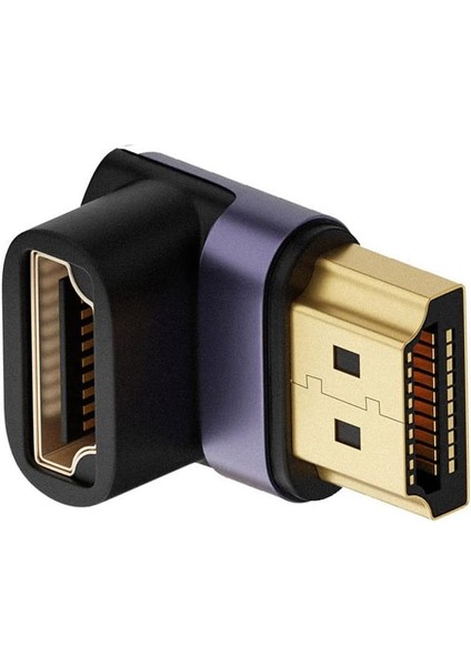 HDMI To HDMI 90 Derece Çevirici 8k 2.1 UHD Dönüştürücü Adaptör