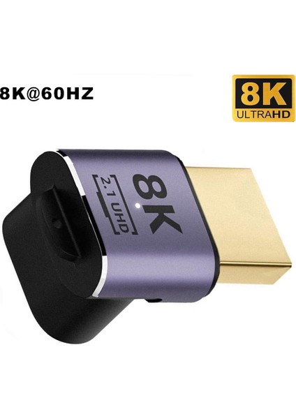 HDMI To HDMI 90 Derece Çevirici 8k 2.1 UHD Dönüştürücü Adaptör