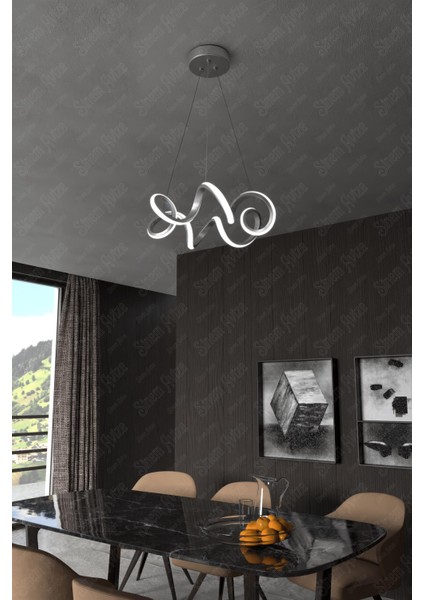 – Olivya Kıvrımlı Led Model – Beyaz Kasa – Günışığı