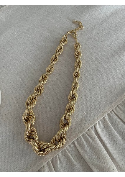 Kalın Burgulu Kolye Gold fiyatları