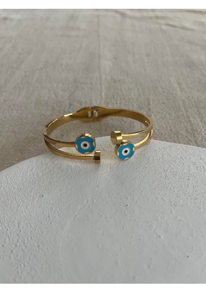 Nazar Boncuklu Gold Kelepçe fiyatları