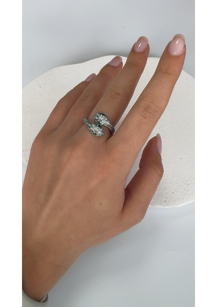 Snake Gümüş Yüzük