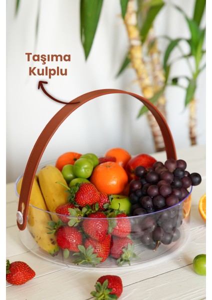 Kulplu Meyve Sebze Kasesi - Düzenleyici Kase