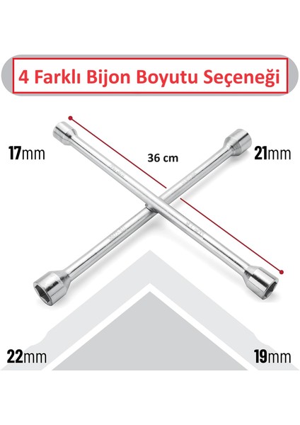 Kamyonet Için Profesyonel Jant Bijon Anahtarı