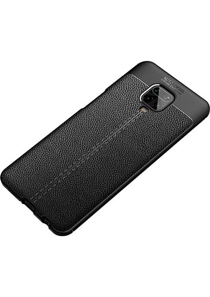 Xiaomi Redmi Note 9 Pro Kılıf Niss Deri Görünümlü Silikon
