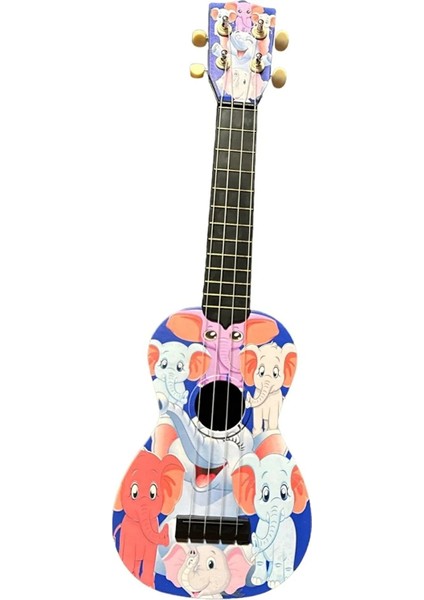 Hawiian Soprano Fil Desenli Komposit Ukulele