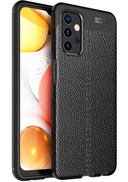 Samsung Galaxy A32 5g Kılıf Niss Deri Görünümlü Silikon