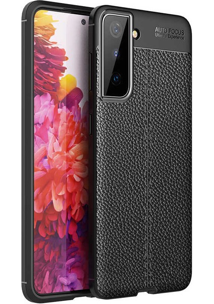 Samsung Galaxy S21 Kılıf Niss Deri Görünümlü Silikon