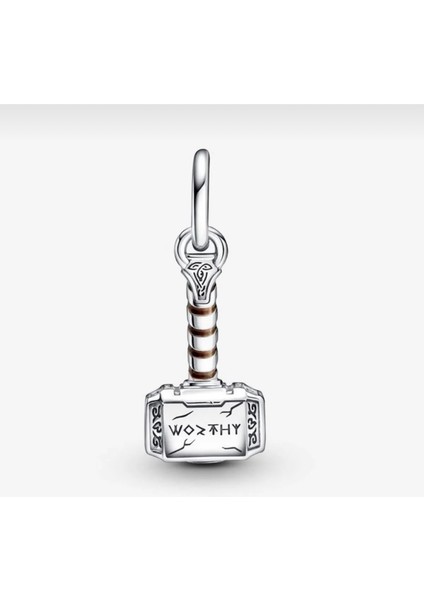 Zeyyn SILVER925 Ayar Gümüş Charm Thor Çekici