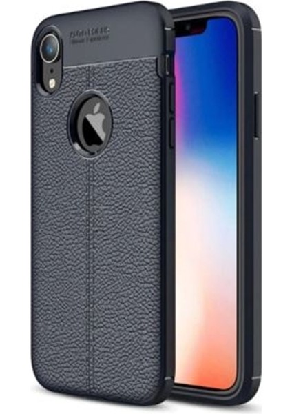 iPhone Xr Kılıf Niss Deri Görünümlü Silikon