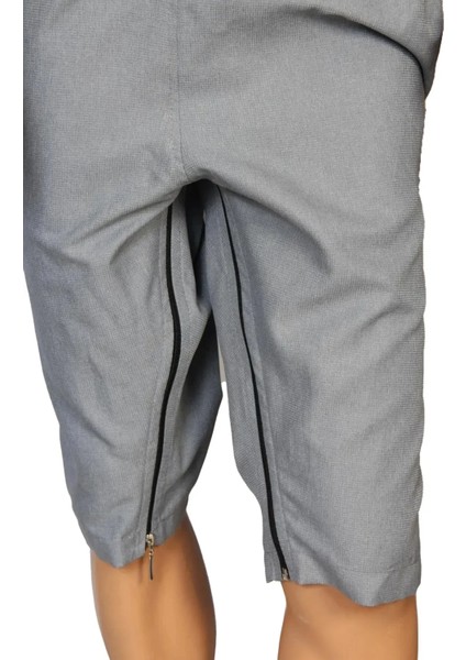 Özel Tasarım Kısa Kol Gri Renk Hasta Tulumu modelleri