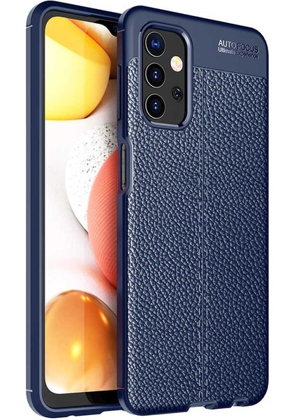 Samsung Galaxy A32 5g Kılıf Niss Deri Görünümlü Silikon