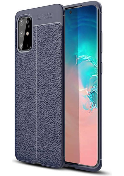 Samsung Galaxy S20 Plus Kılıf Niss Deri Görünümlü Silikon