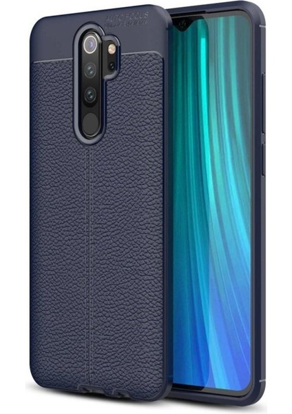 Xiaomi Redmi Note 8 Pro Kılıf Niss Deri Görünümlü Silikon