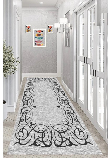 Dijital Baskı Yıkanabilir Kaymaz Taban Salon Halısı ve Yolluk RV012-FNL266