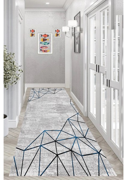 Dijital Baskı Yıkanabilir Kaymaz Taban Salon Halısı ve Yolluk LN014-FNL268
