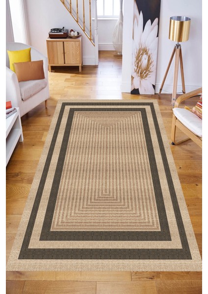 Dijital Baskı Yıkanabilir Kaymaz Taban Salon Halısı ve Yolluk LN065-FNL338