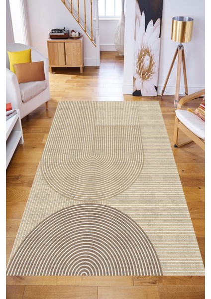 Dijital Baskı Yıkanabilir Kaymaz Taban Salon Halısı ve Yolluk RV072-FNL345