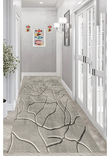 Dijital Baskı Yıkanabilir Kaymaz Taban Salon Halısı ve Yolluk LN083-FNL369