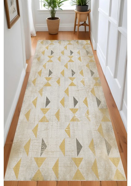 Dijital Baskı Yıkanabilir Kaymaz Taban Salon Halısı ve Yolluk LN086-FNL373