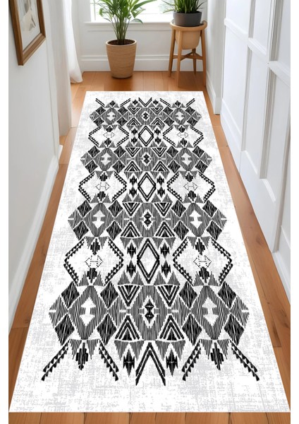 Dijital Baskı Yıkanabilir Kaymaz Taban Salon Halısı ve Yolluk RV131-FNL436