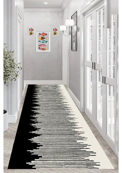 Dijital Baskı Yıkanabilir Kaymaz Taban Salon Halısı ve Yolluk LN115-FNL421