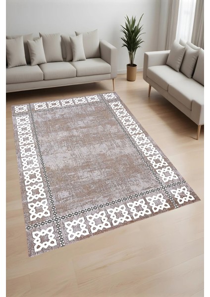Dijital Baskı Yıkanabilir Kaymaz Taban Salon Halısı ve Yolluk RVG0819-FNL29