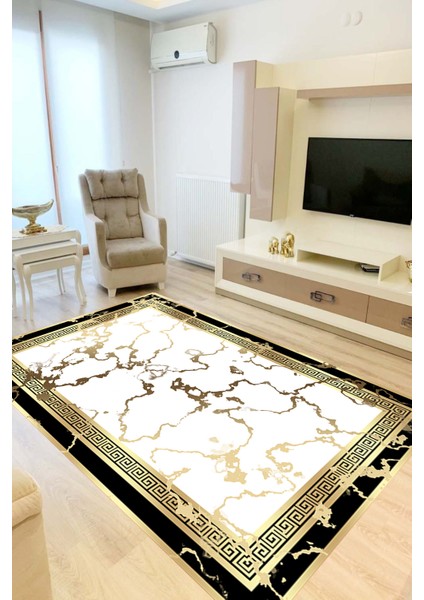Dijital Baskı Yıkanabilir Kaymaz Taban Salon Halısı ve Yolluk LNA0841-FNL51