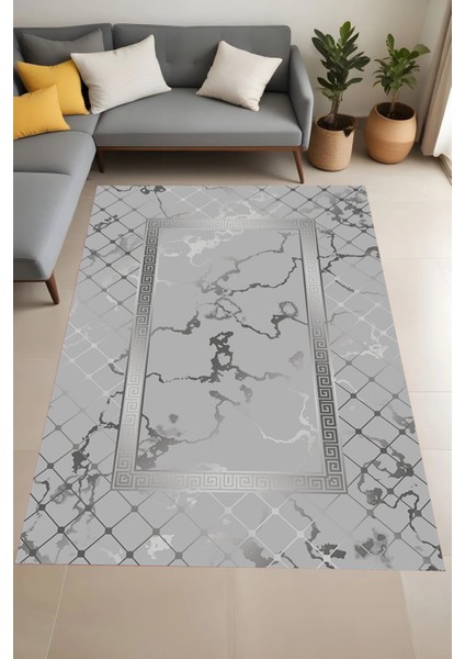 Dijital Baskı Yıkanabilir Kaymaz Taban Salon Halısı ve Yolluk RVG0865-FNL75