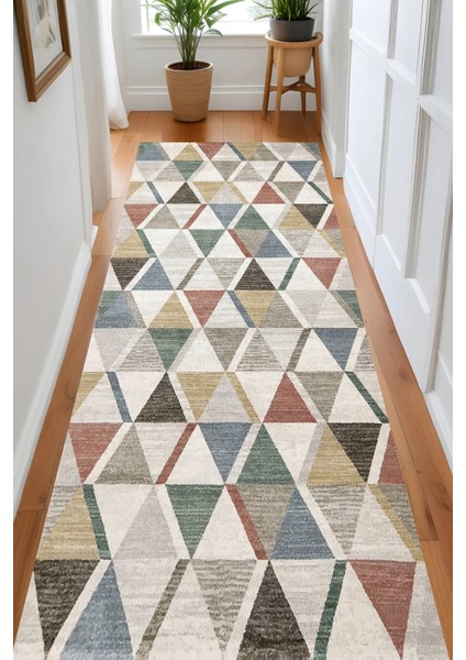 Dijital Baskı Yıkanabilir Kaymaz Taban Salon Halısı ve Yolluk RVG0987-FNL237