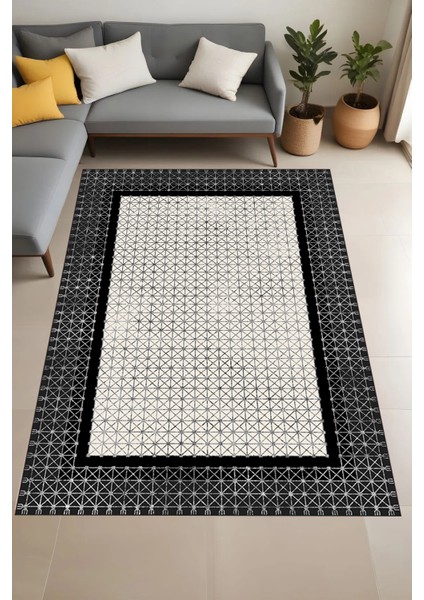 Dijital Baskı Yıkanabilir Kaymaz Taban Salon Halısı ve Yolluk LNA0912-FNL129