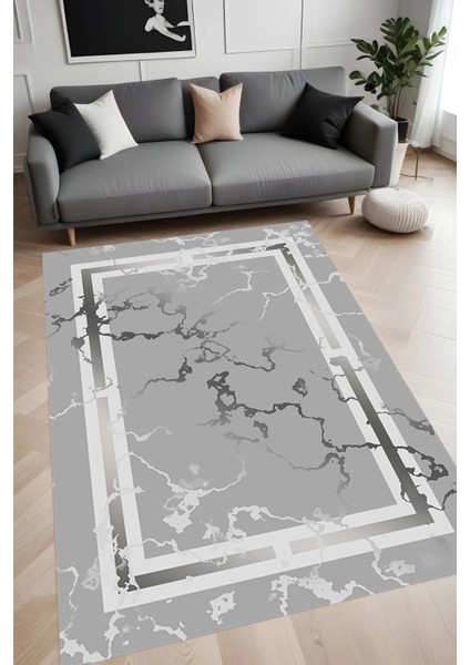 Dijital Baskı Yıkanabilir Kaymaz Taban Salon Halısı ve Yolluk LNA0922-FNL153