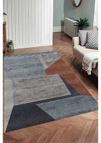 Dijital Baskı Yıkanabilir Kaymaz Taban Salon Halısı ve Yolluk LNA0959-FNL208