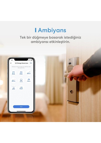 Akıllı Çift Yön Dokunmatik Anahtar MSS550 (Apple Home Destekli)