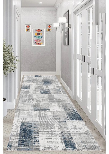 Dijital Baskı Yıkanabilir Kaymaz Taban Salon Halısı ve Yolluk LN037-FNL301
