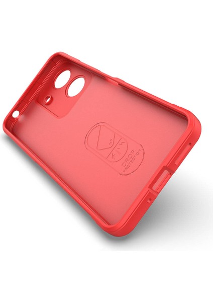 Xiaomi Poco C65 Kılıf Esnek Tpu Oyuklu Arka Yüzey Tasarımlı Zore Etnik Silikon Kapak