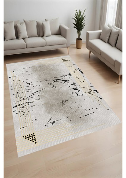 Dijital Baskı Yıkanabilir Kaymaz Taban Salon Halısı ve Yolluk LN080-FNL364