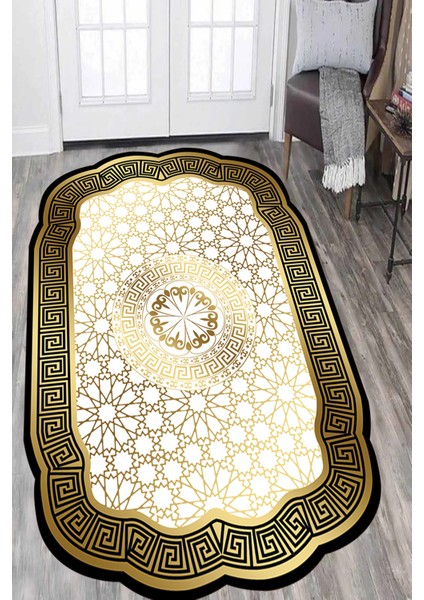 Dijital Baskı Yıkanabilir Kaymaz Taban Salon Halısı ve Yolluk LNA0934-FNL167